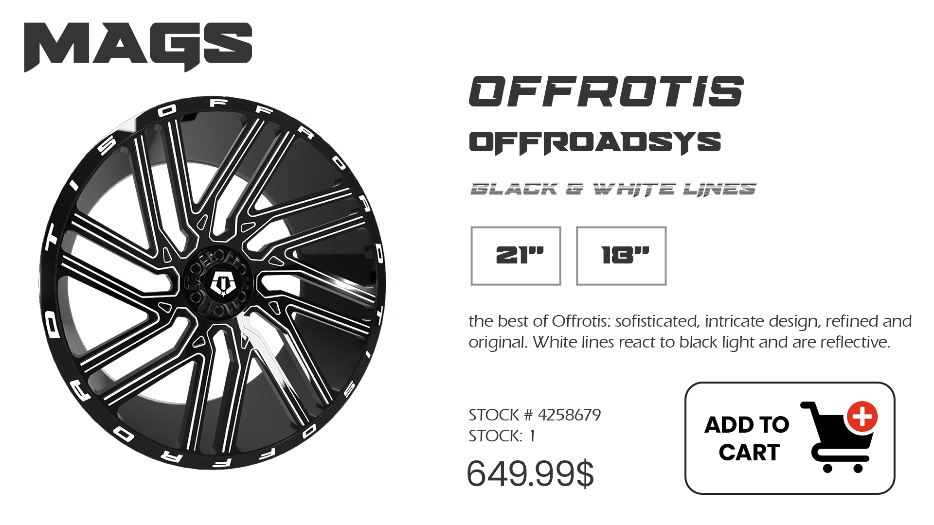 OFFROTIS OFFROADSYS — black and white lines